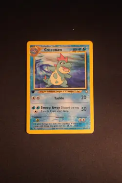 Pokemon TCG, Croconaw, MP, Neo Genesis, 32/111, 1st Edition, ENG - Image 1