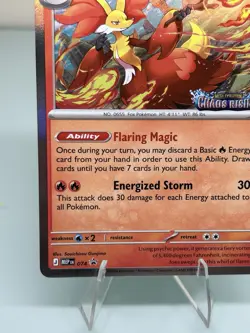 Pokemon TCG Chaos Rising Stamped Delphox 074 Promo Holo Near Mint English - Image 4