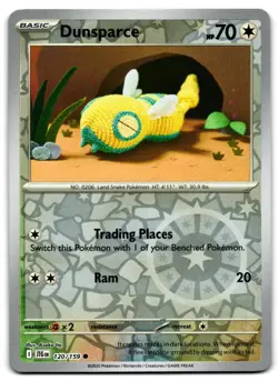 Dunsparce 120/159 - 🌊 Journey Together Pokemon TCG Reverse Holo 🖤 - LP - Image 1