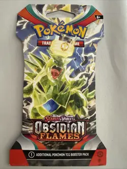 2023 | Pokemon | Scarlet & Violet: Obsidian Flames Sleeved Booster Pack | TCG - Image 1