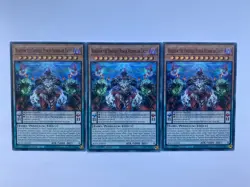 Yugioh! 3x Vidolium the Unstable Power Patron of Unity BLZD-EN010 Super Rare NM - Image 1