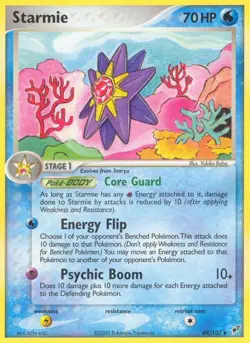 Starmie 48/107 Uncommon Deoxys Pokemon Card - Image 1