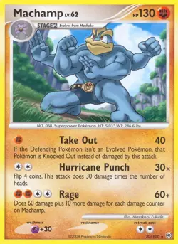 Machamp 20/100 Rare Stormfront Pokemon Card - Image 1