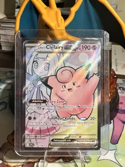 Lillie's Clefairy EX Full Art Holo Card 173/159 SV09 Journey Together - Image 1