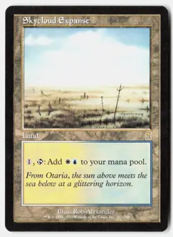 Skycloud Expanse 327 Rare Odyssey Magic: The Gathering Lightly Played - Image 1