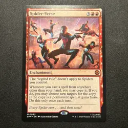 MTG Spider-Verse 0093 Spider-Man M/NM Free UK P&P - Image 1