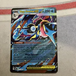 Mega Greninja EX 022/086 Pokemon Chaos Rising Full Art Double Rare Pokemon Mint - Image 1