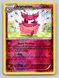Aromatisse 106/162 Rare BREAKthrough Pokemon Reverse Holo NM - Image 1
