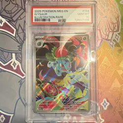 The Pokemon Company Ivysaur Illustration Rare Holo 134/132 Me01 EN PSA 10 - Image 3
