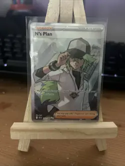 N’s Plan 163/086 ULTRA RARE FULL ART Pokemon S&V BLACK BOLT ENGLISH - Image 1