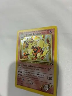 Pokemon TCG Blaine's Arcanine Gym Challenge 1 Holo Unlimited Rare Lp - Image 2