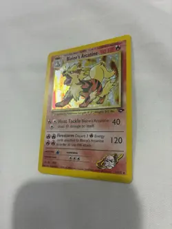 Pokemon TCG Blaine's Arcanine Gym Challenge 1 Holo Unlimited Rare Lp - Image 3