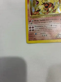 Pokemon TCG Blaine's Arcanine Gym Challenge 1 Holo Unlimited Rare Lp - Image 4
