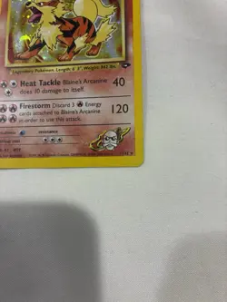 Pokemon TCG Blaine's Arcanine Gym Challenge 1 Holo Unlimited Rare Lp - Image 5