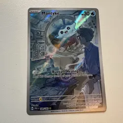 POKEMON MANTYKE 189/182 TCG PARADOX RIFT EXCELLENT CONDITION - Image 1