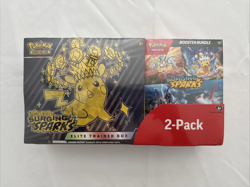 NEW FACTORY SEALED COSTCO POKEMON TCG SURGING SPARKS ETB / BOOSTER BUNDLE - Image 1