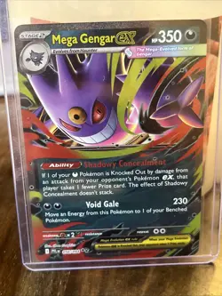 Pokemon | Mega Gengar EX | Phantasmal Flames 056/094 | Double Rare Holo Foil - Image 1