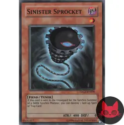 Yugioh Sinister Sprocket TDGS-EN009 Super Rare NM - Image 1
