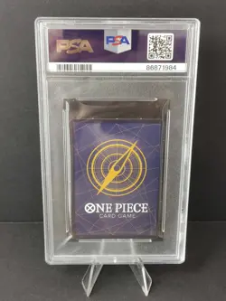 One Piece Japanese Op01 120 Shanks Manga Promo Holo PSA 9 - Image 2