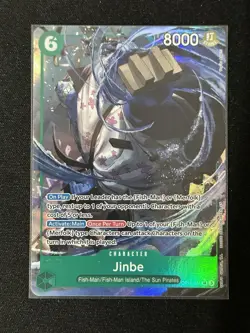 Jinbe (Alt Art) OP11-031 SR - One Piece A Fist Of Divine Speed Foil English - Image 1