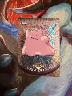 Ditto 2000 Topps Chrome Pokemon TV Animation Edition Series 2 Foil #132 LP - Image 1