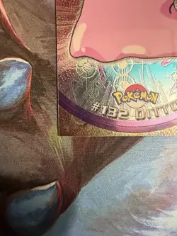 Ditto 2000 Topps Chrome Pokemon TV Animation Edition Series 2 Foil #132 LP - Image 5