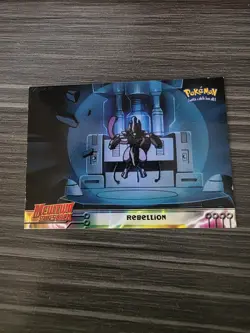 REBELLION #8 - NON-HOLO - TOPPS BLUE LOGO - MEWTWO SB - POKEMON CARD - NM - Image 1