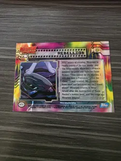 REBELLION #8 - NON-HOLO - TOPPS BLUE LOGO - MEWTWO SB - POKEMON CARD - NM - Image 2