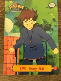 Pokemon - TV Animation Edition - Topps - TV8 Gary Oak Card vintage - Image 2