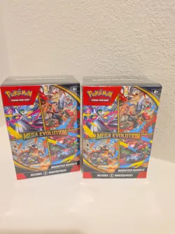 Pokemon Mega Evolution Booster Bundle Lot OF (2) booster Packs Tcg GARDEVOIR NEW - Image 1