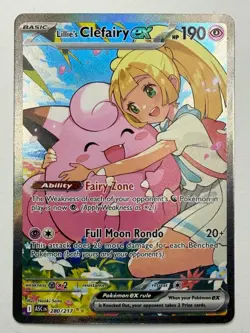 Pokemon Lillie's Clefairy Ex Special Illustration Rare Ascended Heroes 280/217 - Image 1