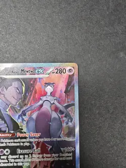 Pokemon TCG Destined Rivals Team Rocket's Mewtwo EX SIR 231/182 MINT CONDITION - Image 4