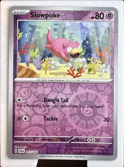 Slowpoke 57/142 C Stellar Crown Pokemon Reverse Holo NM/M SCR - Image 1