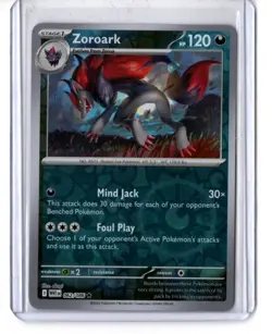 Zoroark 62/86 - White Flare - Cosmos Holo STAMP | Pokemon TCG | NM - Image 1