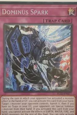 Dominus Spark BLZD-EN077 Blazing Dominion 1st Edition Secret Rare Lightly Played - Image 3