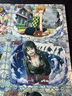 One Piece 9 Collectible Character Anime Waifu Cards CCG Nami Chopper Sanji - Image 4