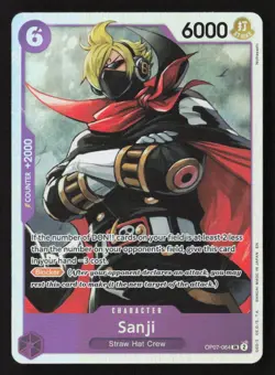 Sanji (Reprint) SR OP07-064 NM - One Piece TCG - Image 1
