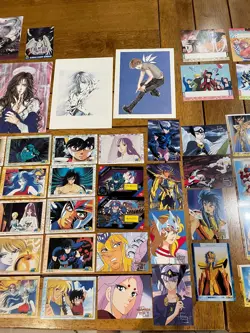 RESERVED - Set of Cards and Postcards Saint Seiya X 1999 Lodoss War others - Image 3