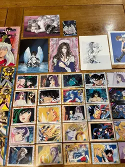 RESERVED - Set of Cards and Postcards Saint Seiya X 1999 Lodoss War others - Image 4