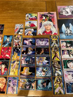 RESERVED - Set of Cards and Postcards Saint Seiya X 1999 Lodoss War others - Image 5