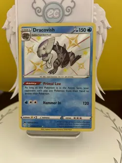Dracovish SV036/SV122 Holo Shining Fates Shiny Vault Pokemon Card - Image 1