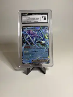 2023 Pokemon TCG Suicune ex 010/034 Classic Blastoise Suicune ex CGC 10 GEM MINT - Image 1