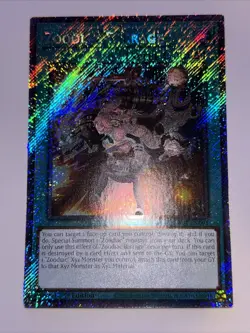 Zoodiac Barrage 1st Edition Platinum Secret Rare RA04-EN091 Yu-Gi-Oh! - Image 1
