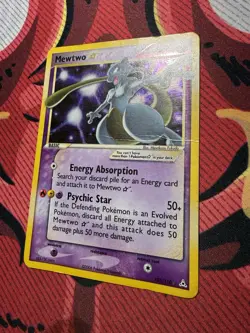 Pokemon Mewtwo Star 103/110 EX Holon Phantoms Ultra Rare Holo - Image 1