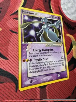 Pokemon Mewtwo Star 103/110 EX Holon Phantoms Ultra Rare Holo - Image 3