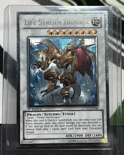 Life Stream Dragon (EXVC-EN038) - 1st Edition - Ultimate Rare - Yu-Gi-Oh! - Image 2