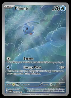 Pokemon Cards Phione 175/167 Twilight Masquerade Illustration Rare NM - Image 1