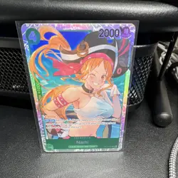 Bandai One Piece Card Game Nami OP14-031 Special Foil Full Art 2000 Power EN - Image 1