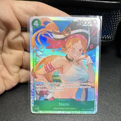 Bandai One Piece Card Game Nami OP14-031 Special Foil Full Art 2000 Power EN - Image 2