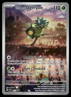 Pokemon Cards Teal Mask Ogerpon 123 Scarlet & Violet Promo Holo Promo NM *2 - Image 1